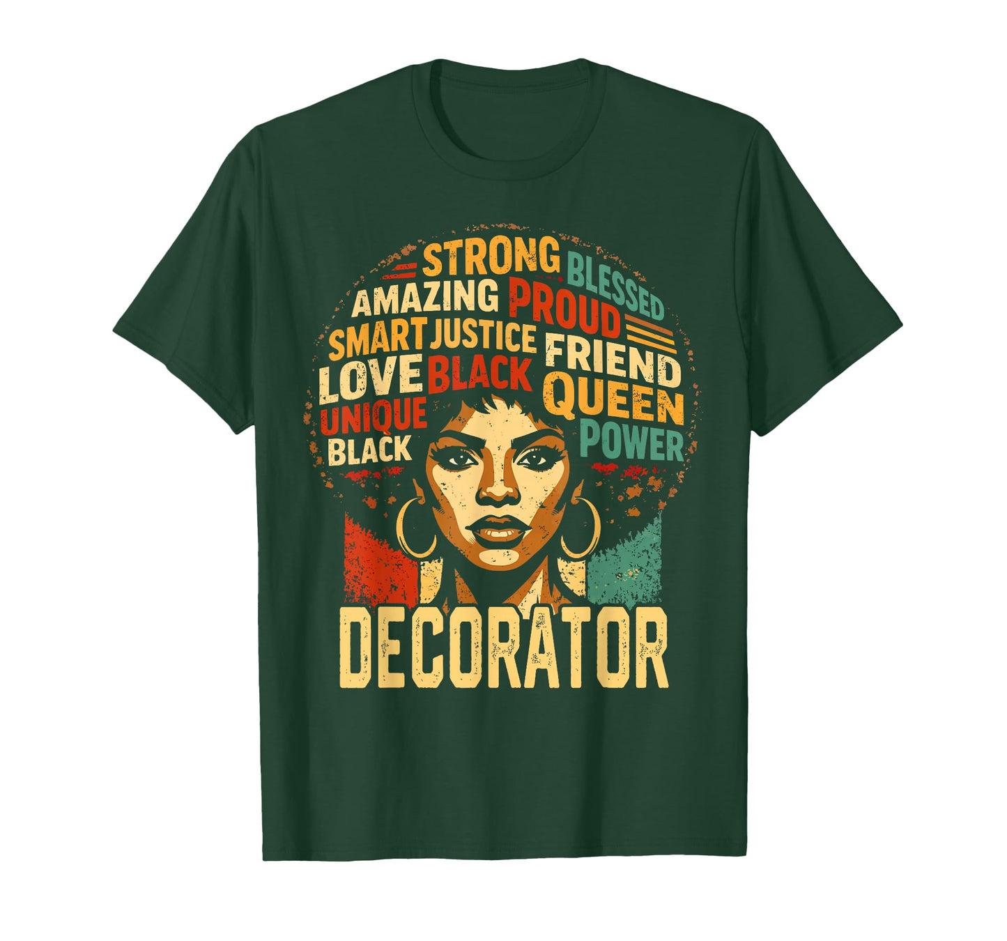 Decorator Black History Month Powerful Black Pride T-Shirt