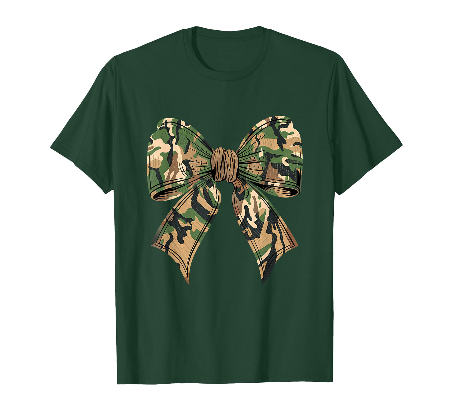 Camo Coquette Bow Hunting Camouflage Old Hunter Womens Girls T-Shirt
