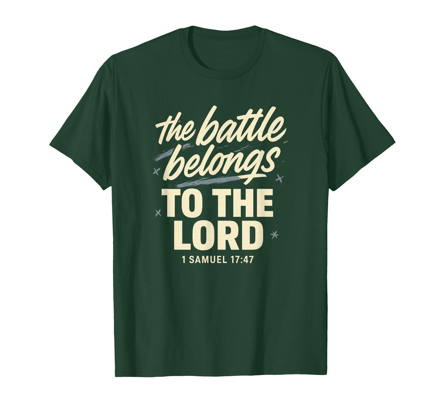 The Battle Belongs to The Lord Urban Graffiti Style T-Shirt