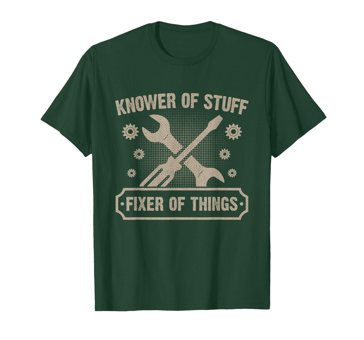 Knower of Stuff Fixer of Things Funny Mechanic T-Shirt