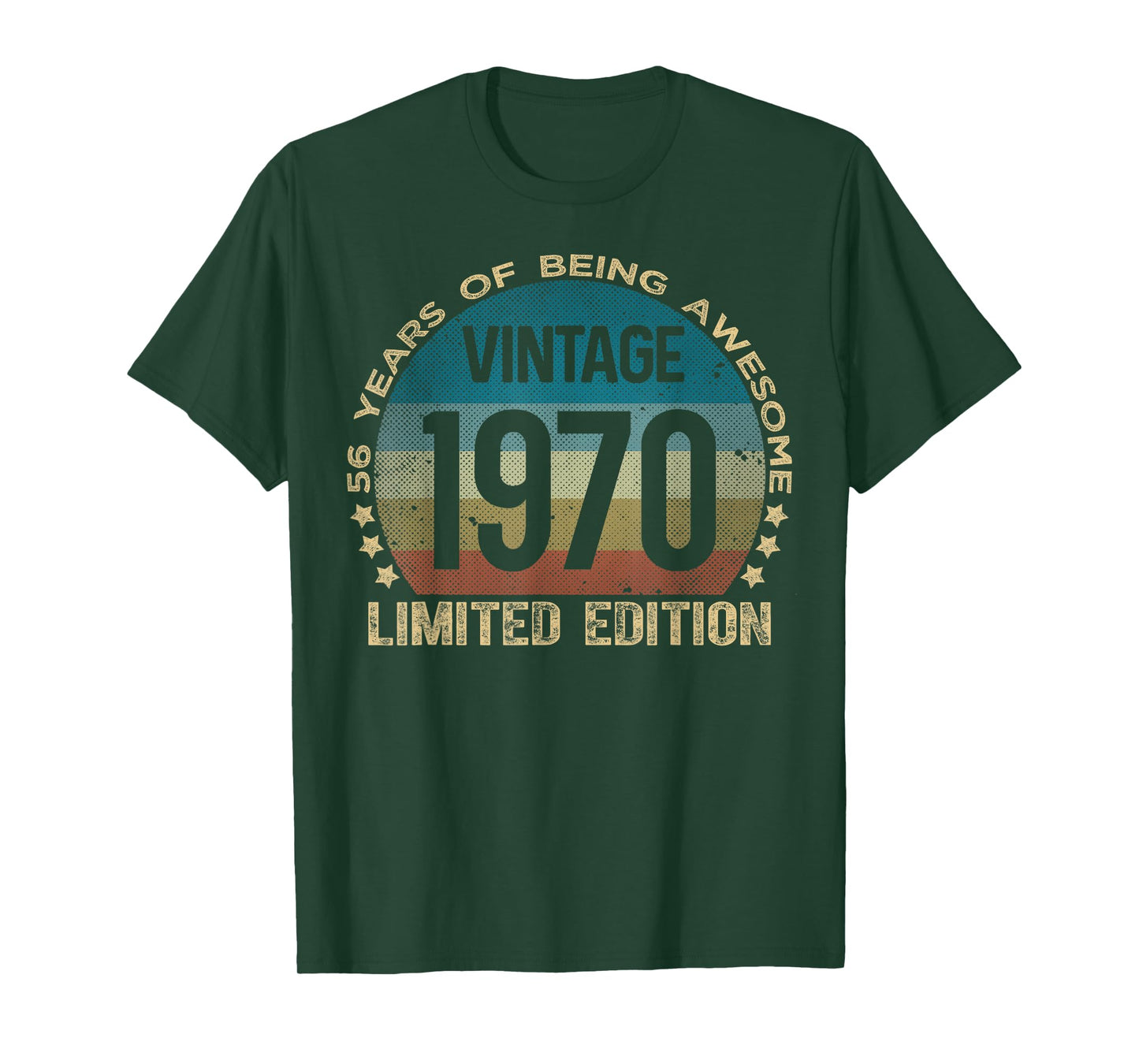 56 Year Old Gifts Vintage 1970 Limited Edition 56th Birthday T-Shirt