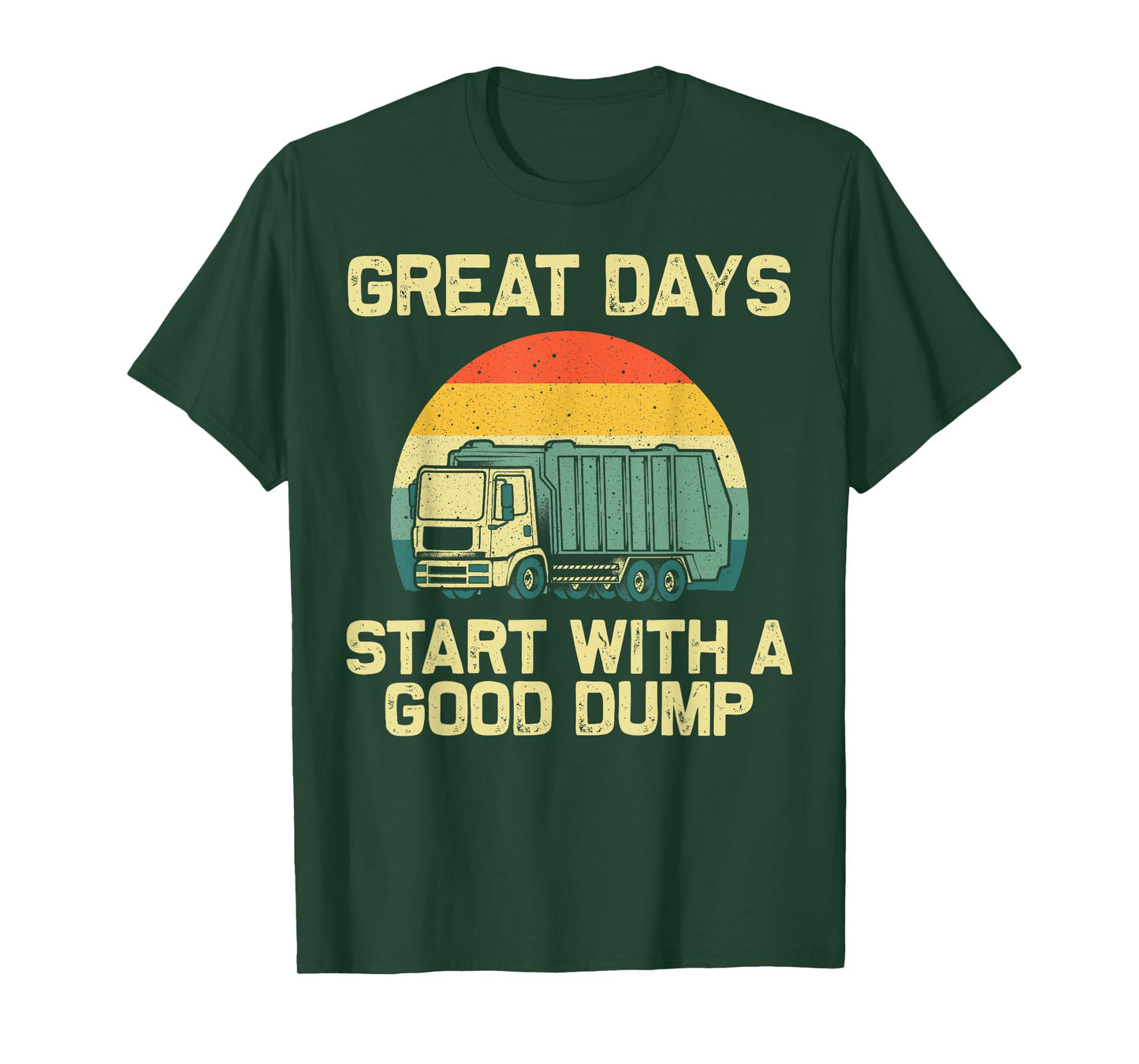 Cool Garbage Truck For Men Kids Boys Trash Waste Management T-Shirt