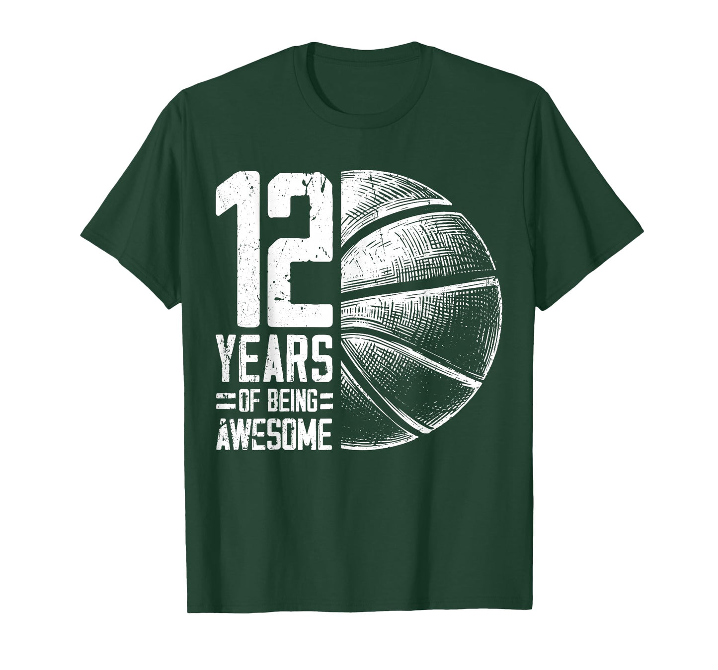 12th Birthday Boys Basketball Player Basketball 12 Years Old T-Shirt