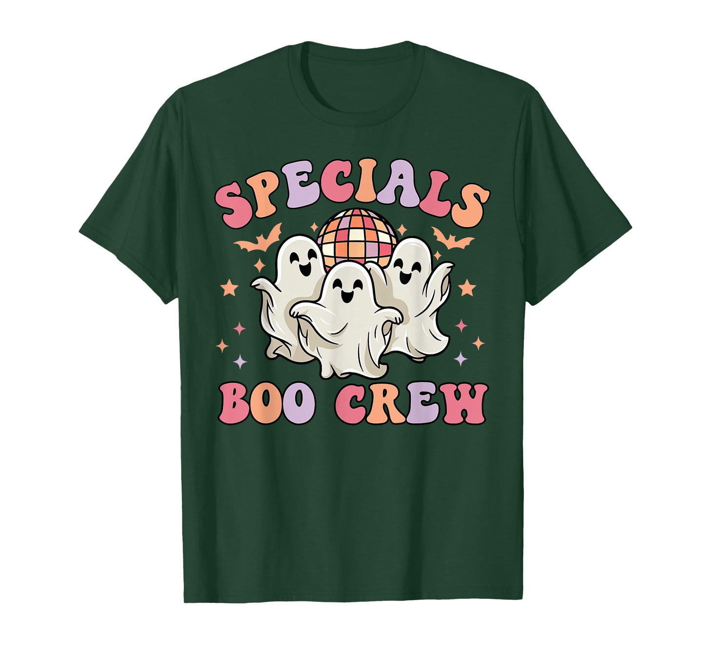 Specials Boo Crew Art Music Pe Tech Teacher Ghost Halloween T-Shirt