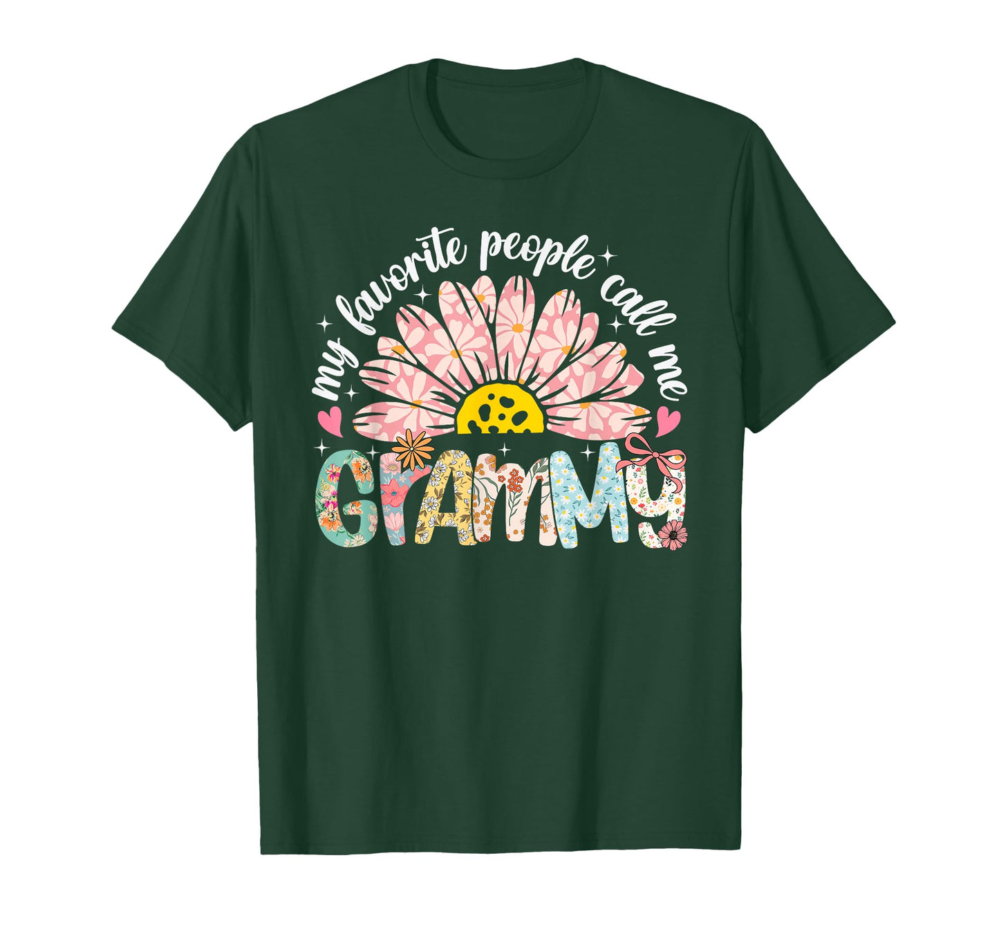 My Favorite People Call Me Grammy Mothers Day Girly Women T-Shirt