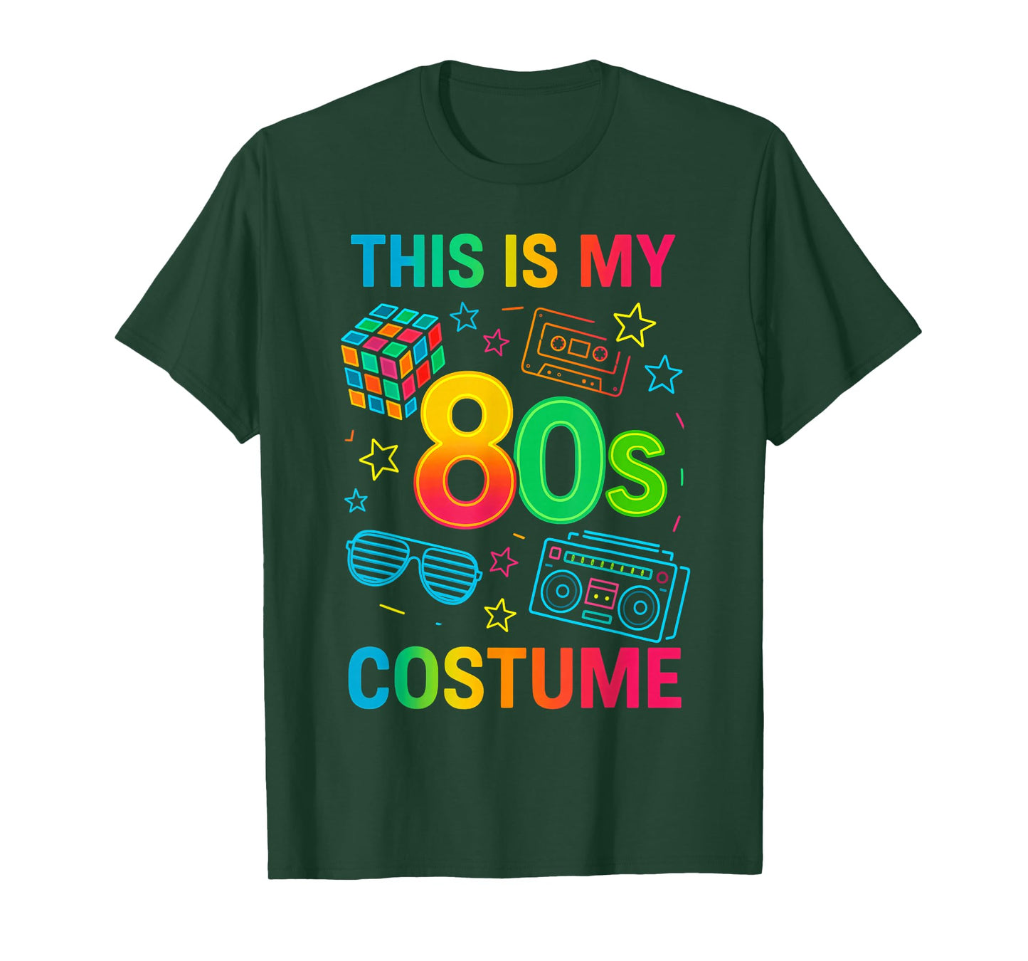 This is My 80s Costume Funny for 90s 70s Party T-Shirt