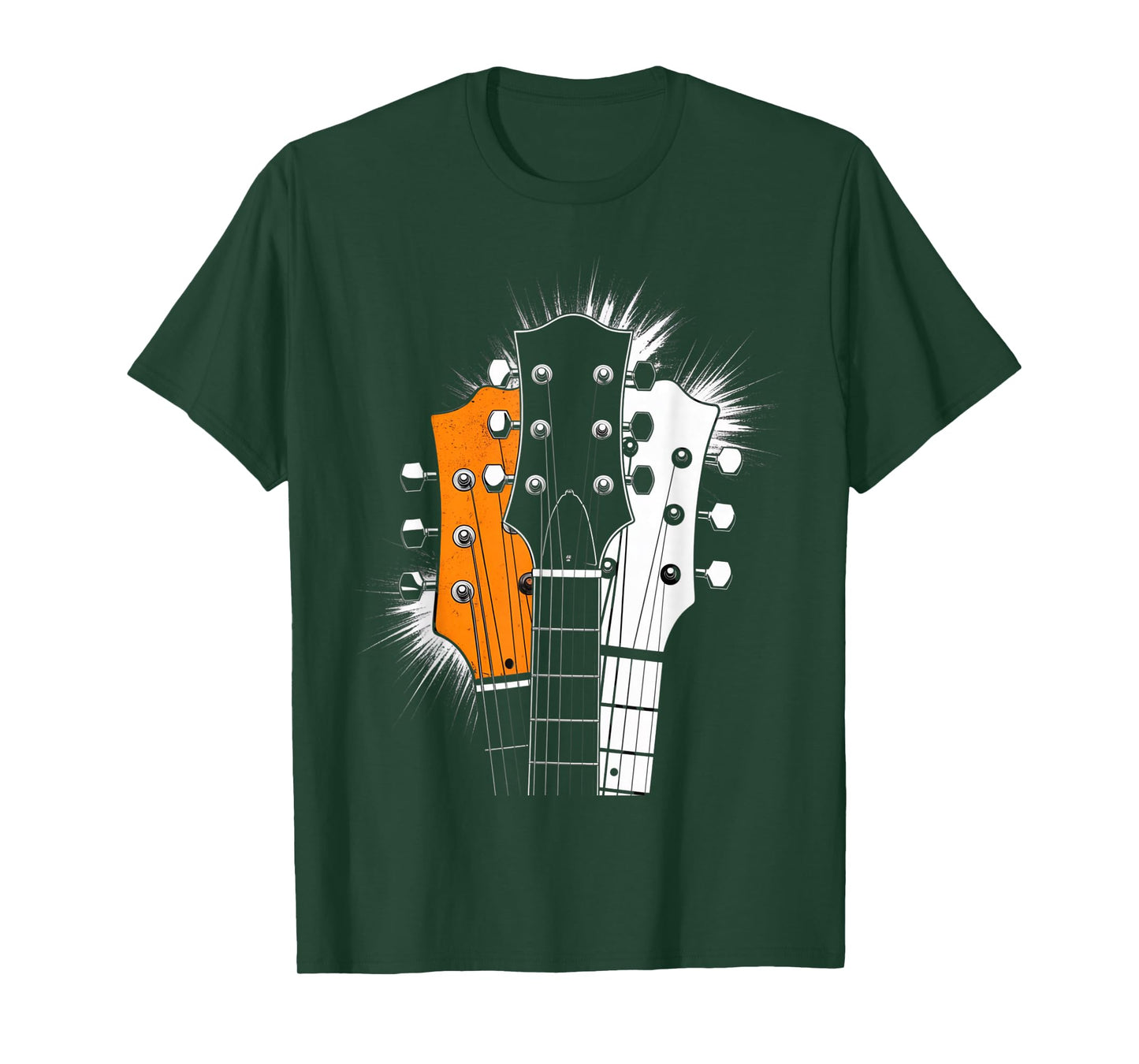 Retro Vintage 80s Silhouette Rock Music Guitar Lover Gifts T-Shirt