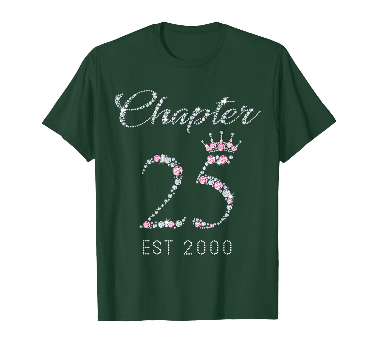 Chapter 25 EST 2000 25Th Birthday Tee Gift For Womens T-Shirt
