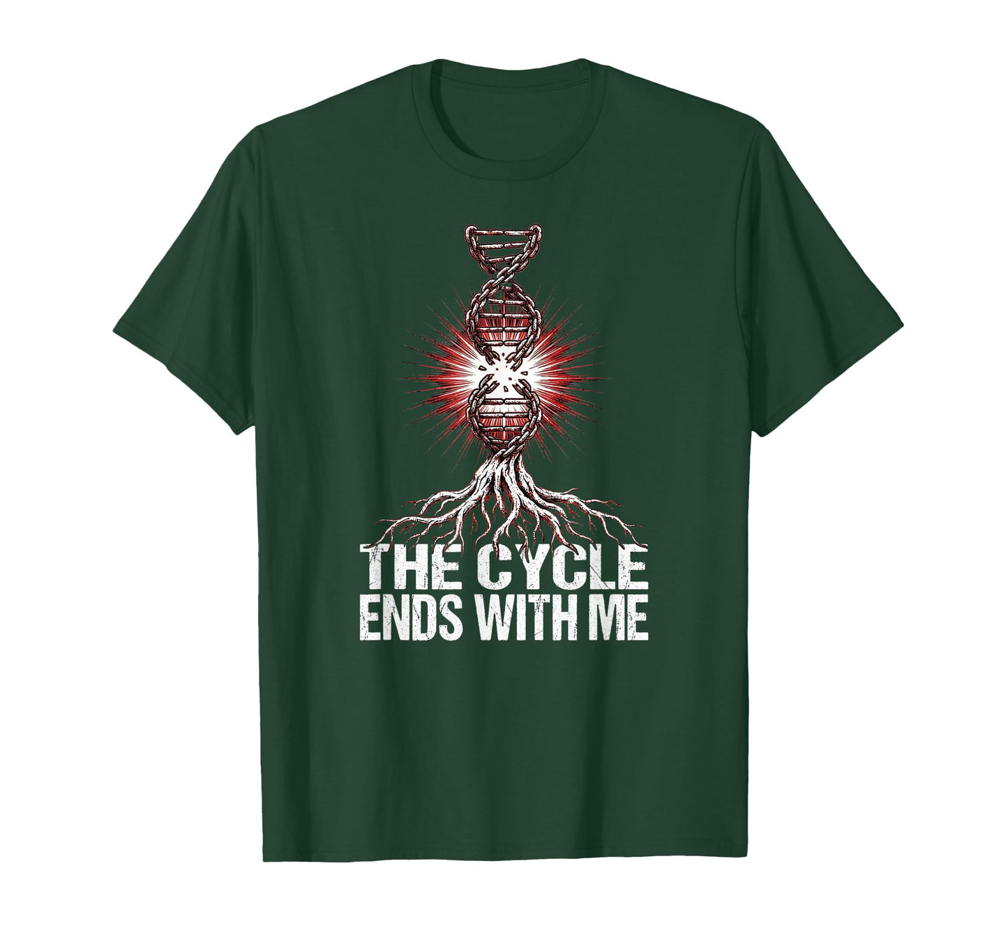 The Cycle Ends with Me Christian Healing Spiritual Warfare T-Shirt