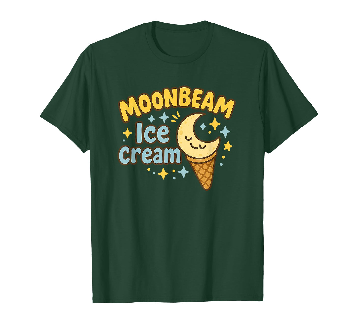 Moonbeam Ice Cream Moon Space Dessert T-Shirt