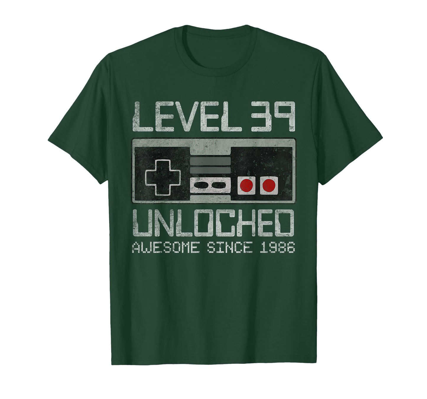 Level 39 Unlocked 39th Birthday 39 Year Old Video Gamer Men T-Shirt