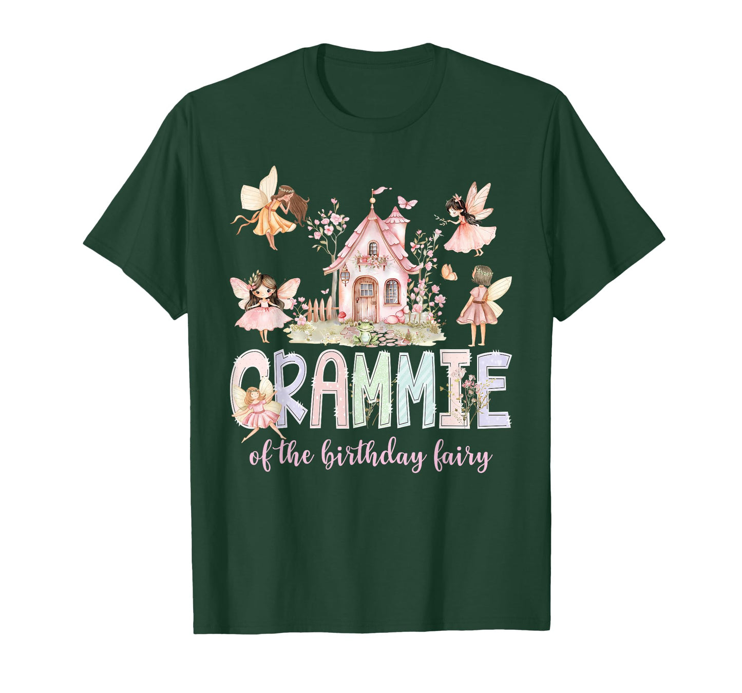 Grammie of The Birthday Fairy Girl Magical Family Matching T-Shirt