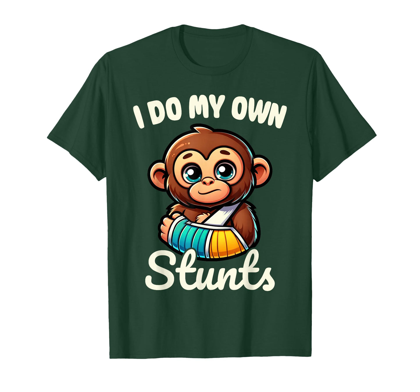 I Do My Own Stunts Broken Arm Gifts For Kids T-Shirt