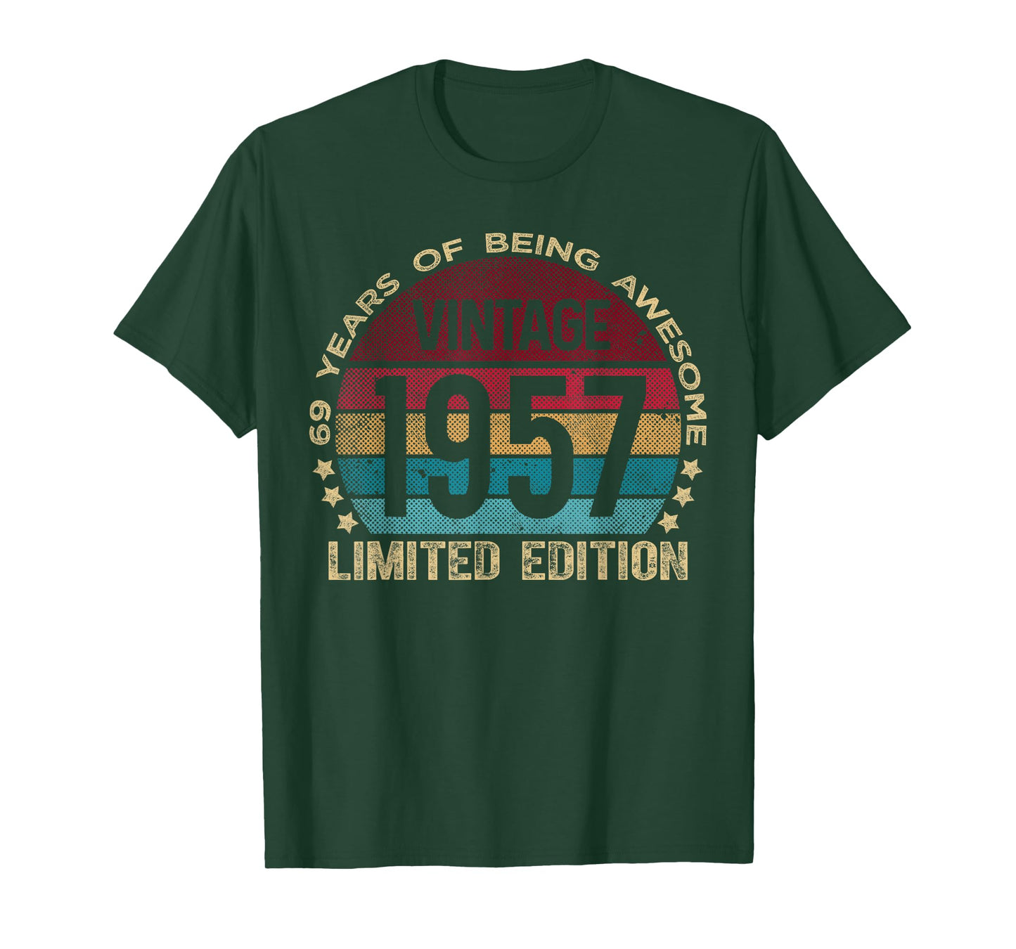 69 Year Old Gifts Vintage 1957 Limited Edition 69th Birthday T-Shirt
