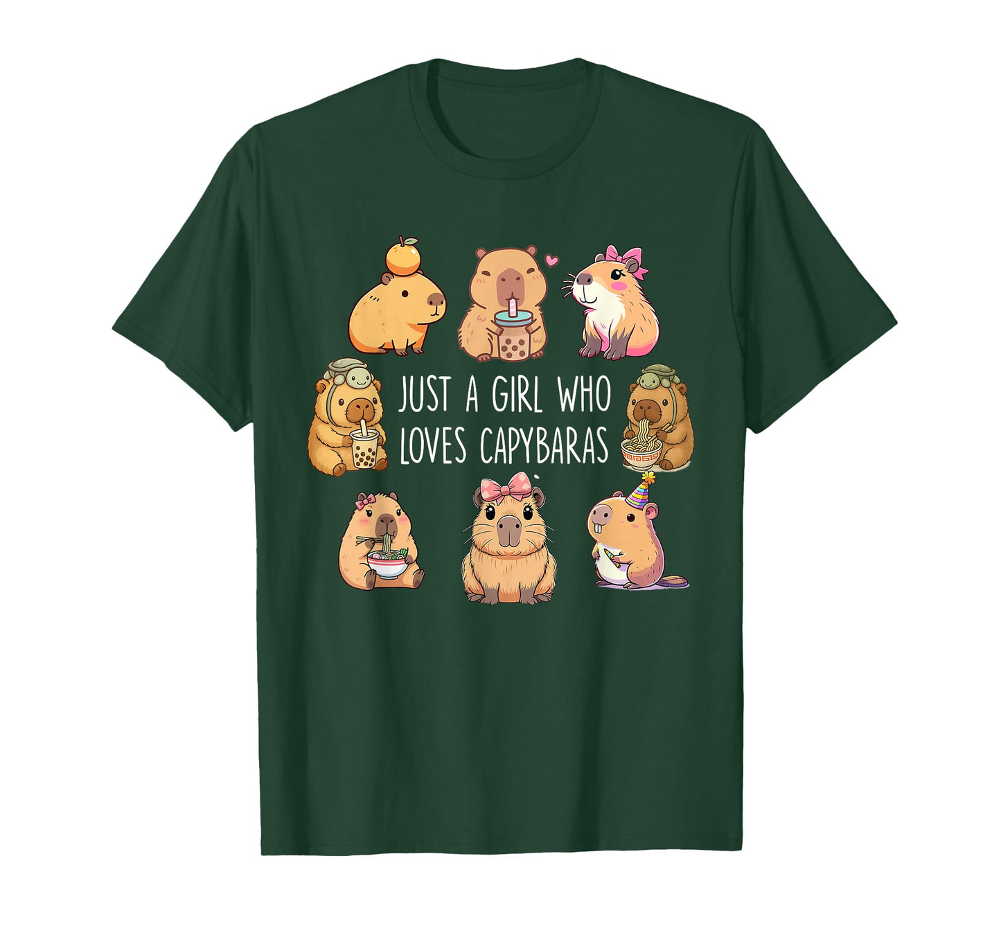 Just A Girl Who Loves Capybaras T-Shirt