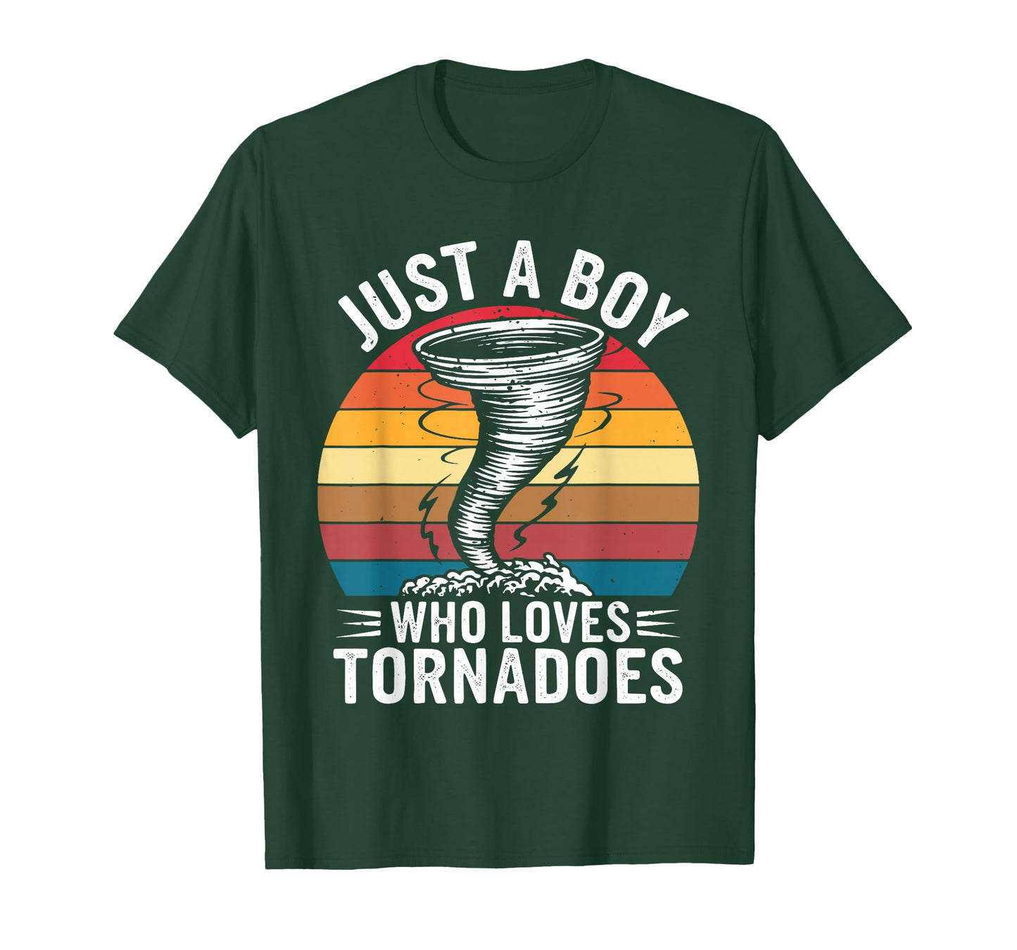 Just A Boy Who Loves Tornadoes Shirt Kids Toddler Boy T-Shirt