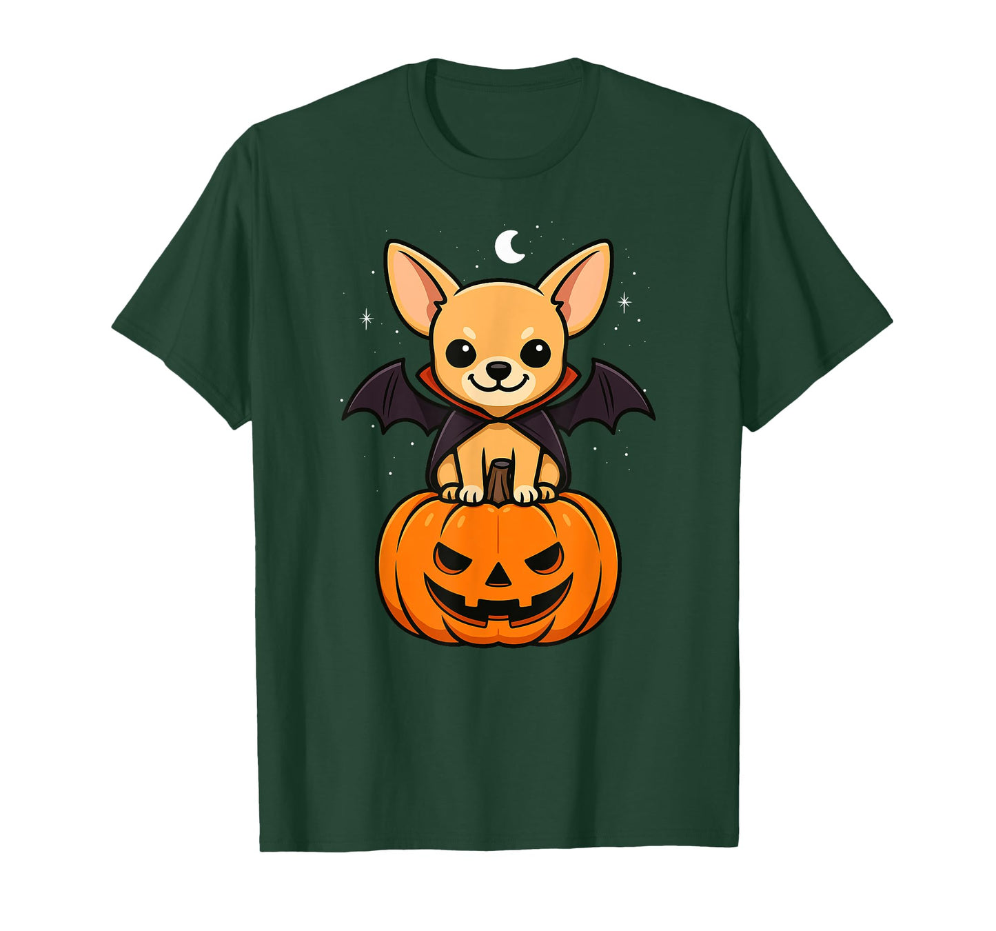 Chihuahua Animal Lover Vampire Pumpkin Halloween Mom Dad T-Shirt