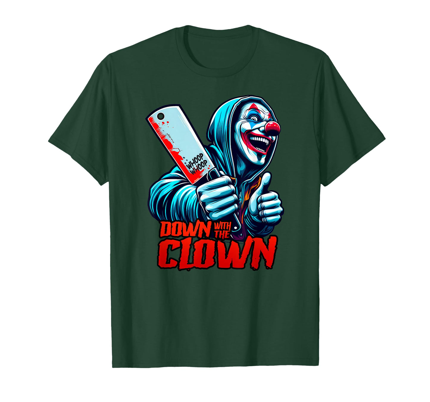 DOWN WITH THE CLOWN Hatchet ICPS Man Juggalette T-Shirt