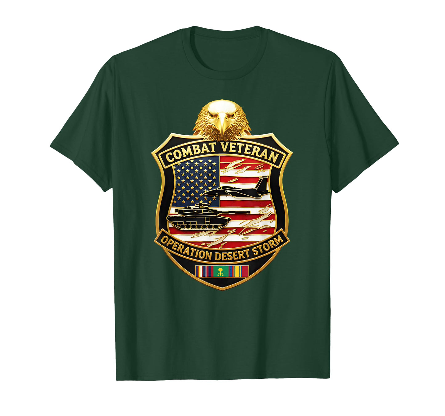 Operation Desert Storm Combat Veteran Gulf War Patriotic T-Shirt