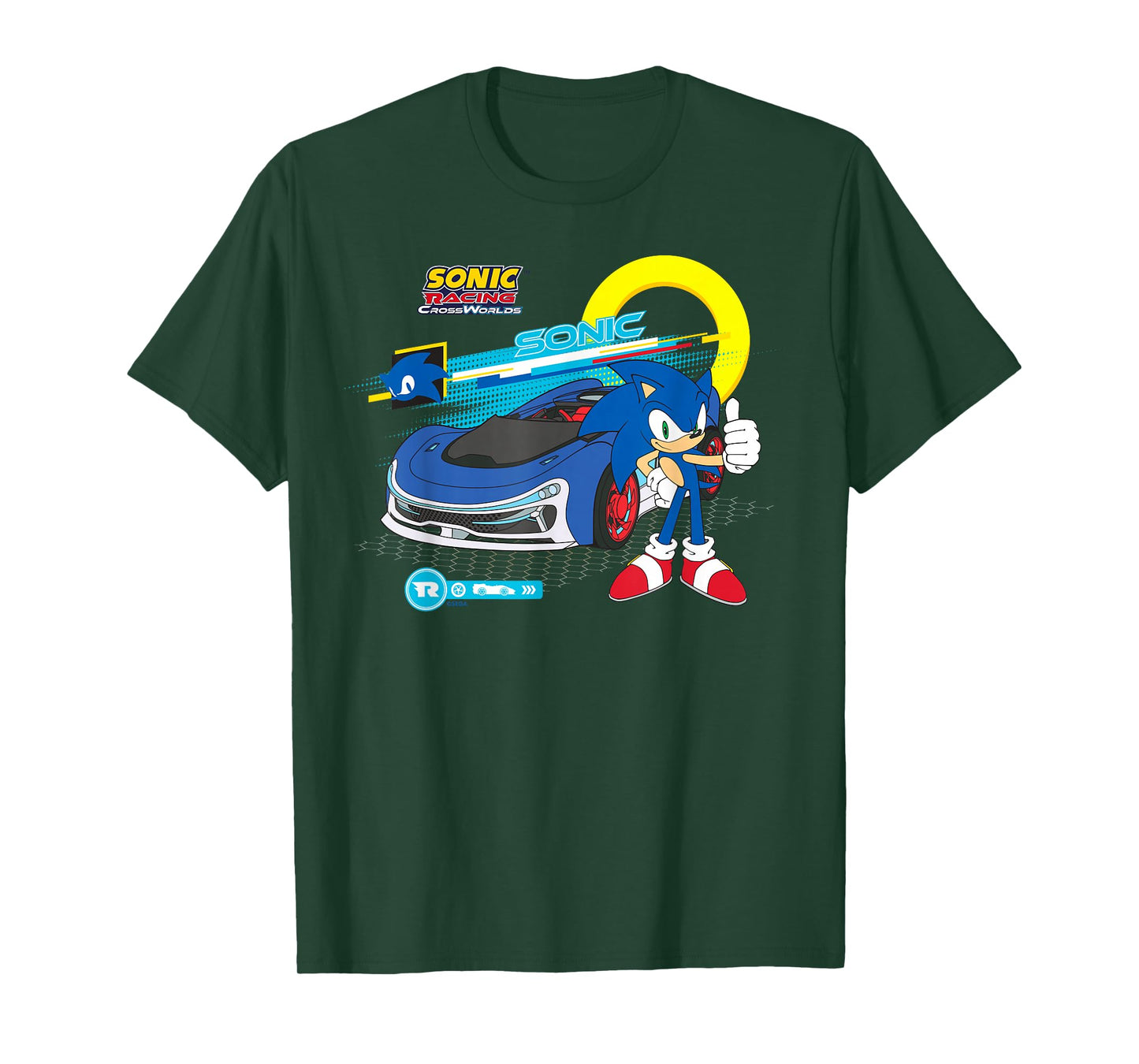 Sonic Racing CrossWorlds - Ready to Roll Sonic T-Shirt