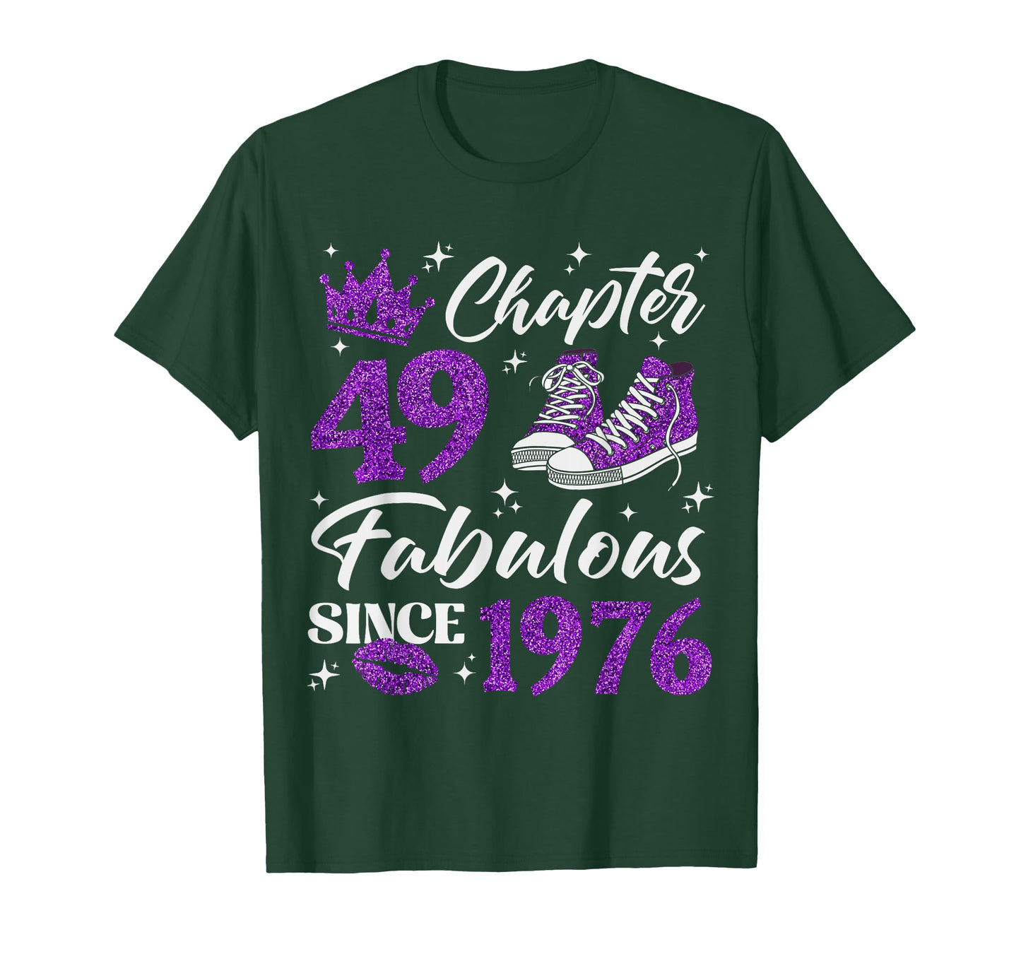 Chapter 49 Fabulous Since 1976 49Th Birthday Women Lady T-Shirt