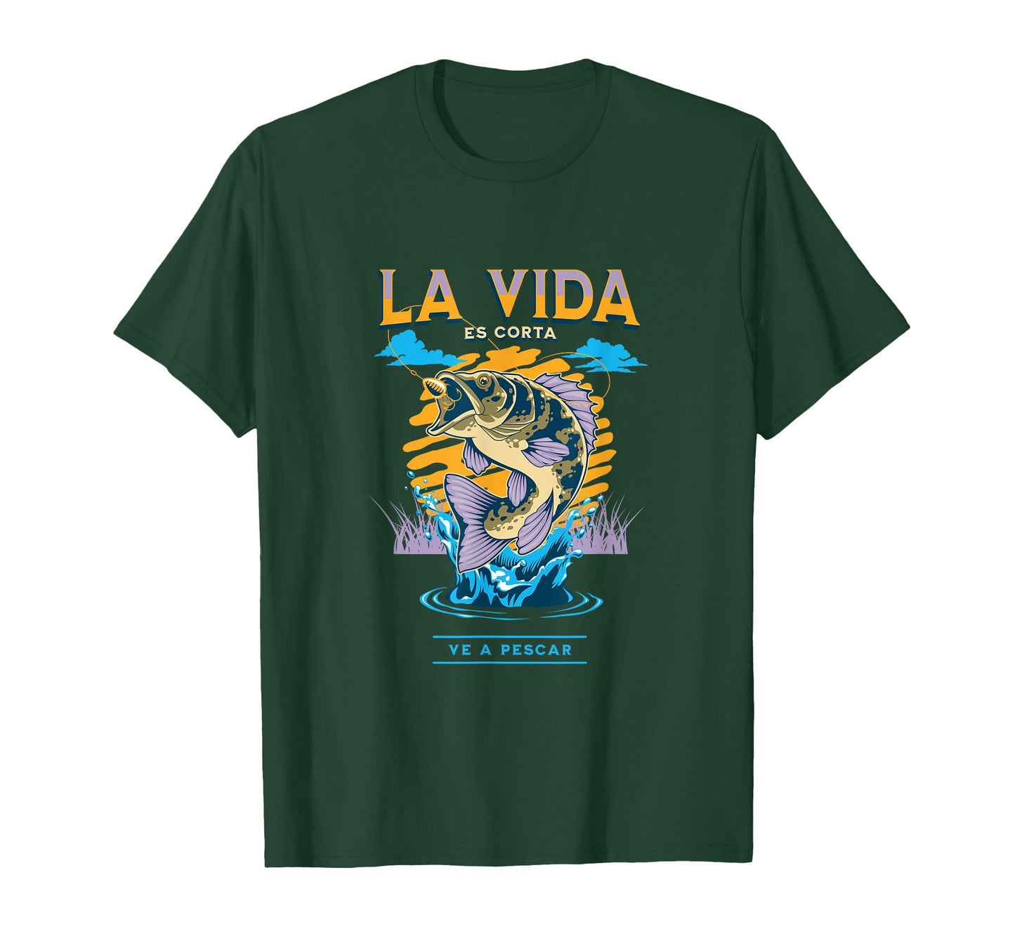 Sarcastic Spanish Fishing En Espanol Para Pescador T-Shirt