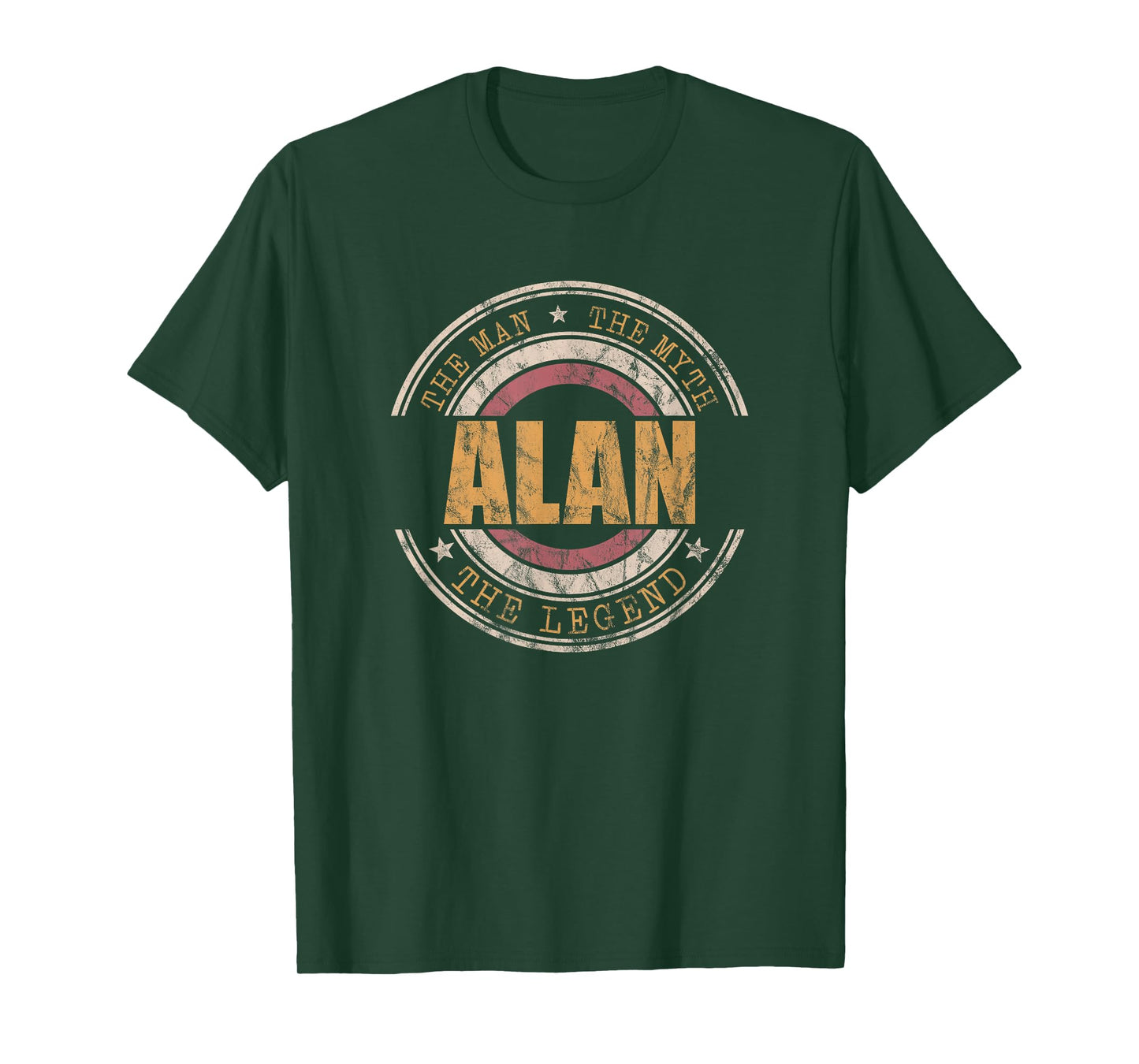 Mens Alan The Man The Myth The Legend First Name Alan T-Shirt