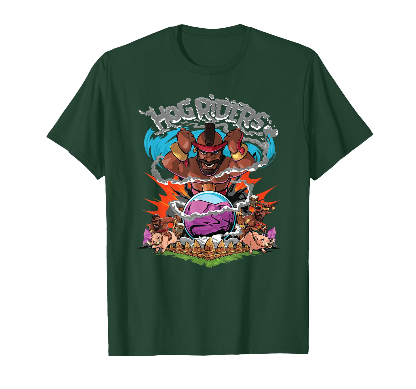 Clash of Clans Hog Riders Charging Into Battle T-Shirt