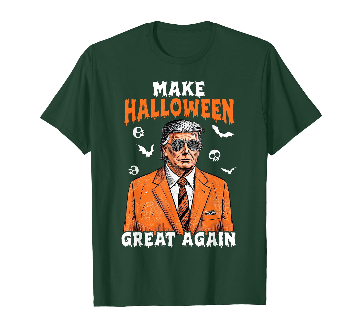 Make Halloween Great Again Donald Trump Spooky Season Funny T-Shirt