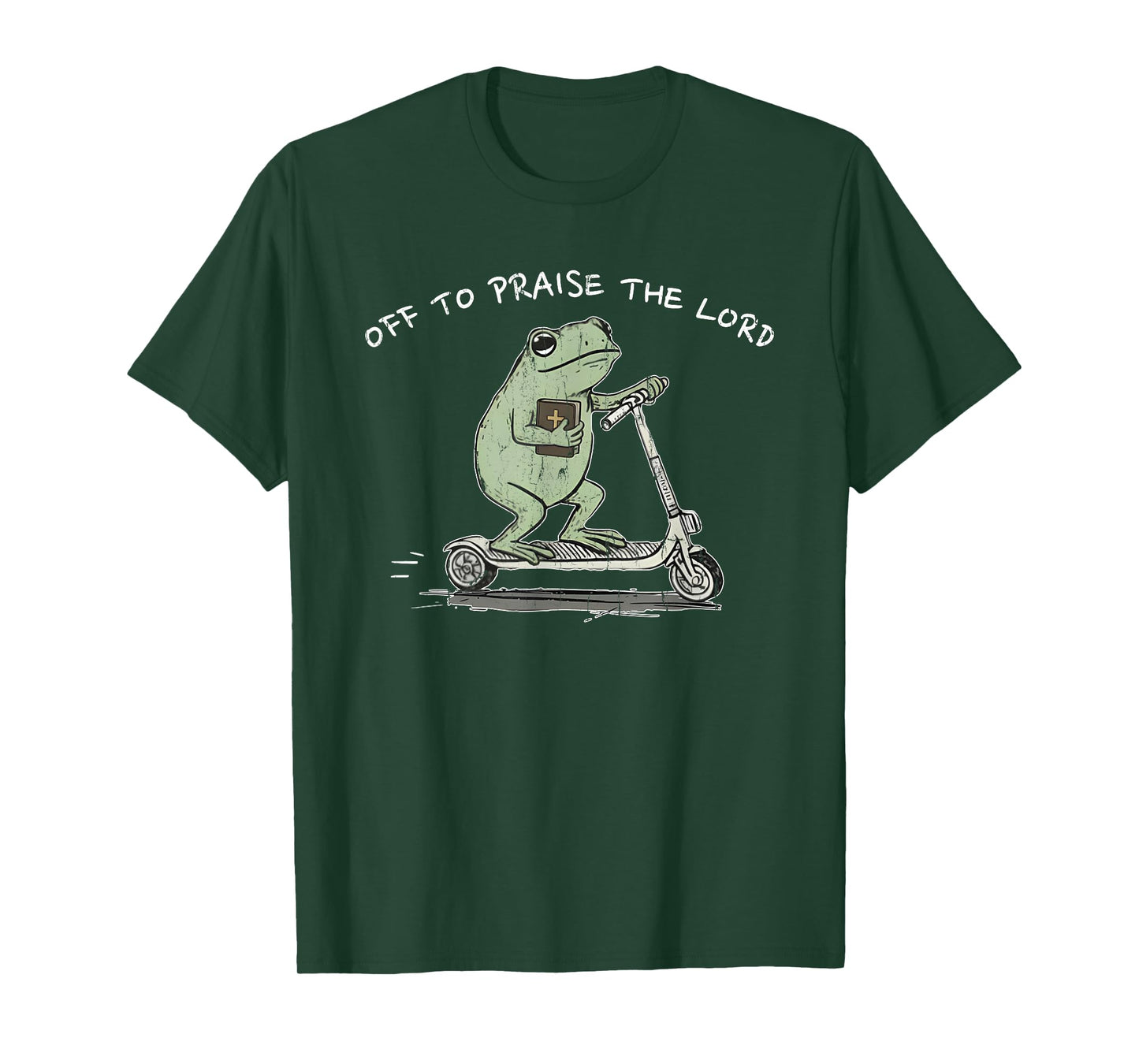 Off to Praise The Lord, Funny Christian T-Shirt