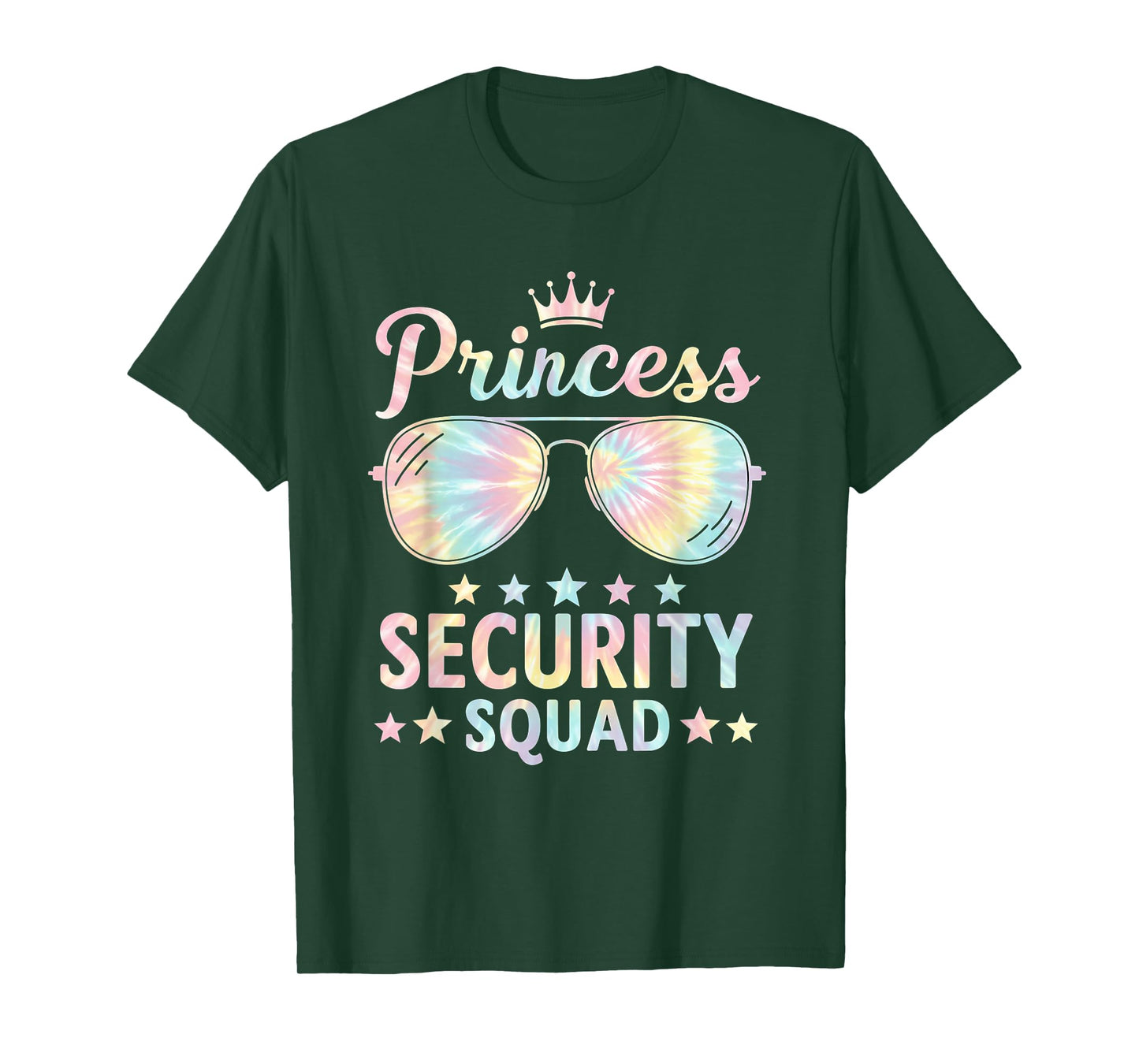 Princess Security Protection Retro Castle Matching Family T-Shirt