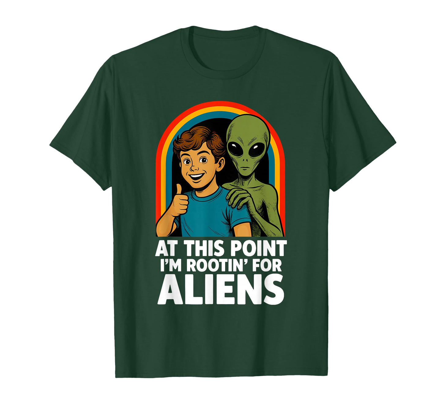 Retro Sarcasm Men Women Kinds Funny Aliens T-Shirt