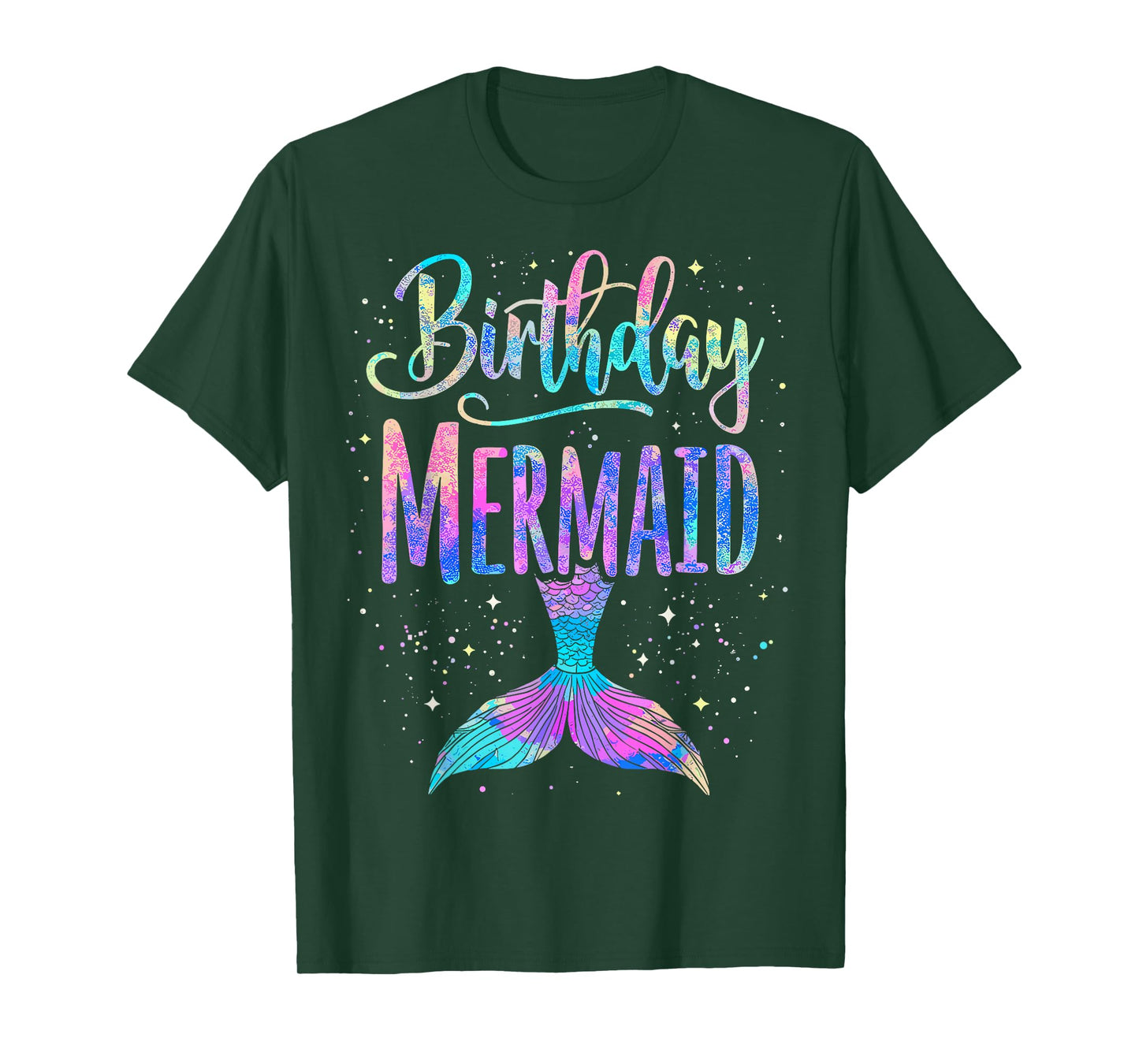 Birthday Mermaid Party Girl Mermaid T-Shirt