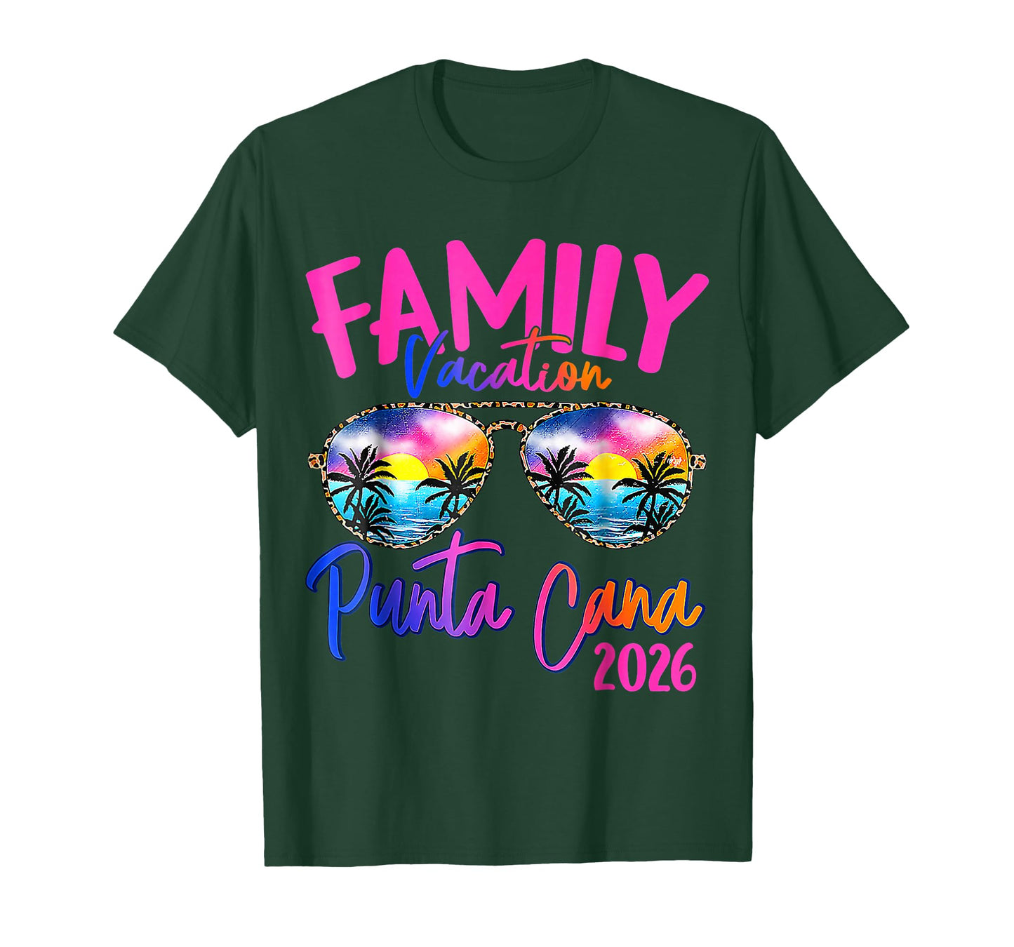 Family Vacation Punta Cana 2026 Matching Holiday Summer T-Shirt
