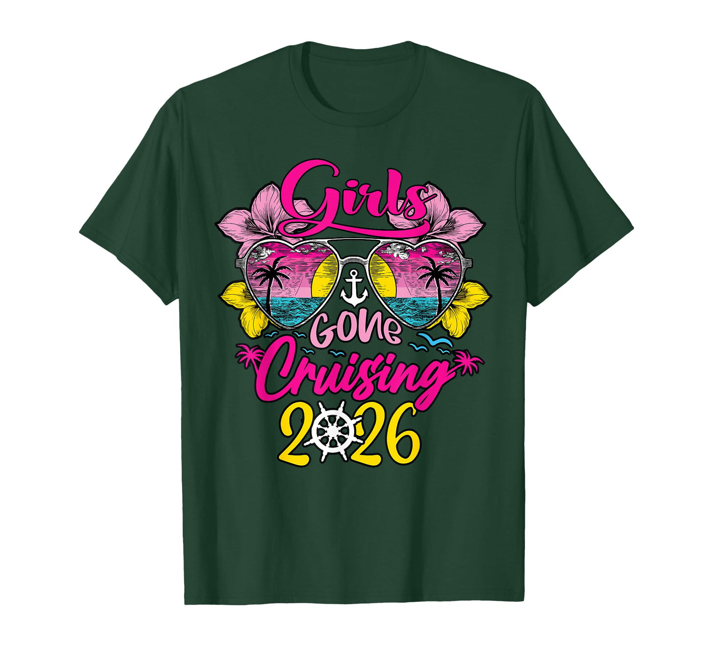 Cruise Girls Gone Cruising 2026 Vacation Trip Funny Besties T-Shirt