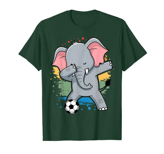 Dabbing Elephant - Soccer Lovers Jersey Football Fans Sport T-Shirt