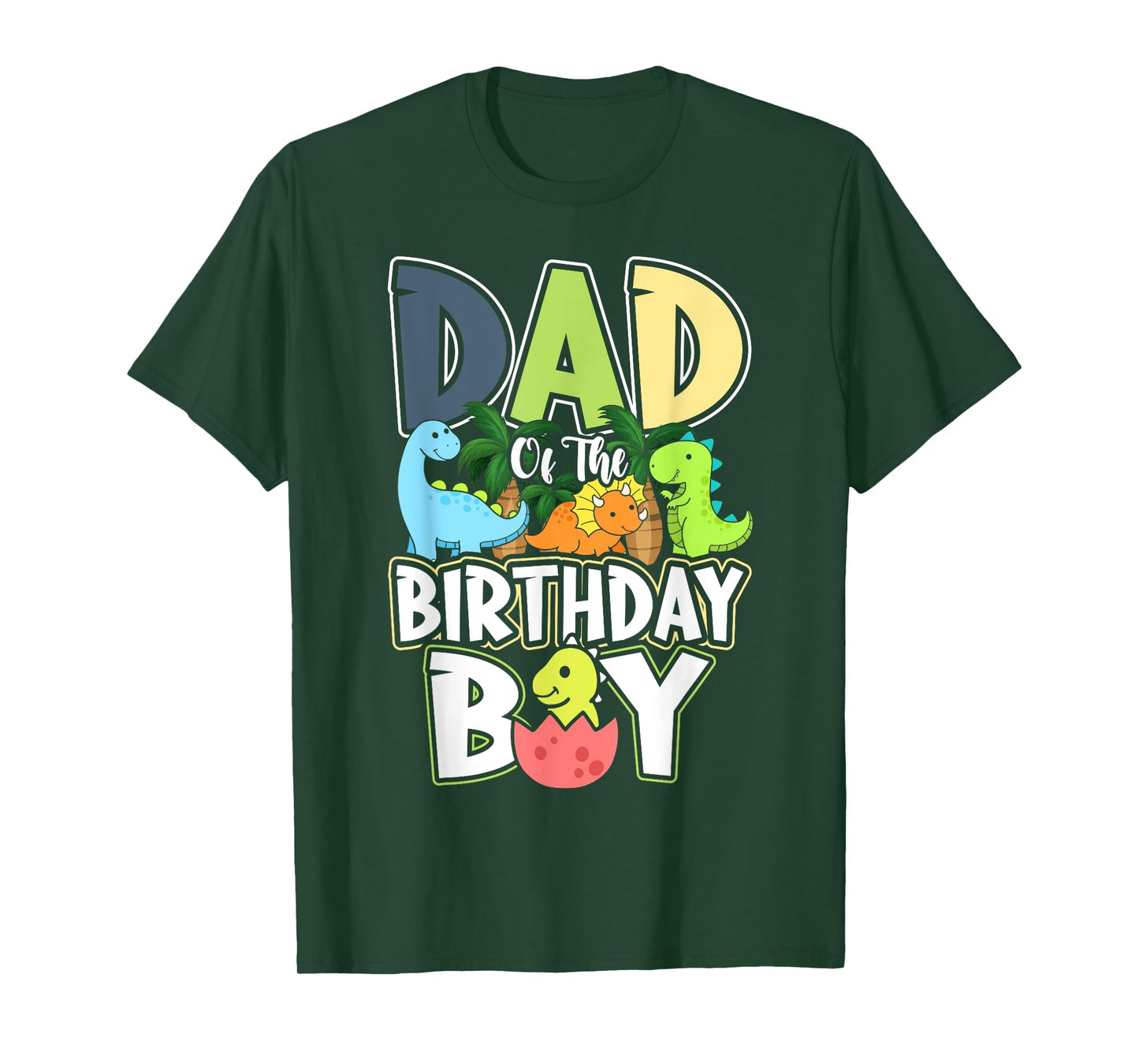 Dinosaurs Theme Birthday Dad Of The Birthday Boy Dinosaur T-Shirt