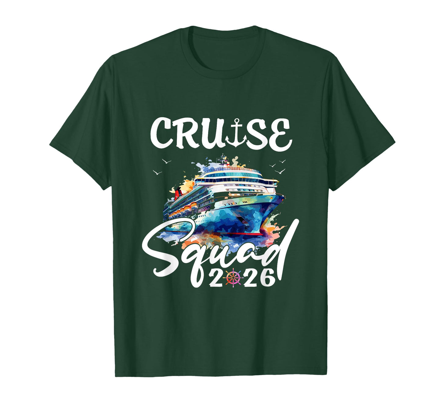 Cruise Squad 2026 Men Women Kids Matching Family Cruise Trip T-Shirt