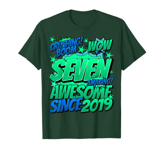 7 Year Old Gifts for Boys 7th Birthday Boy 7 Year Old Boy T-Shirt
