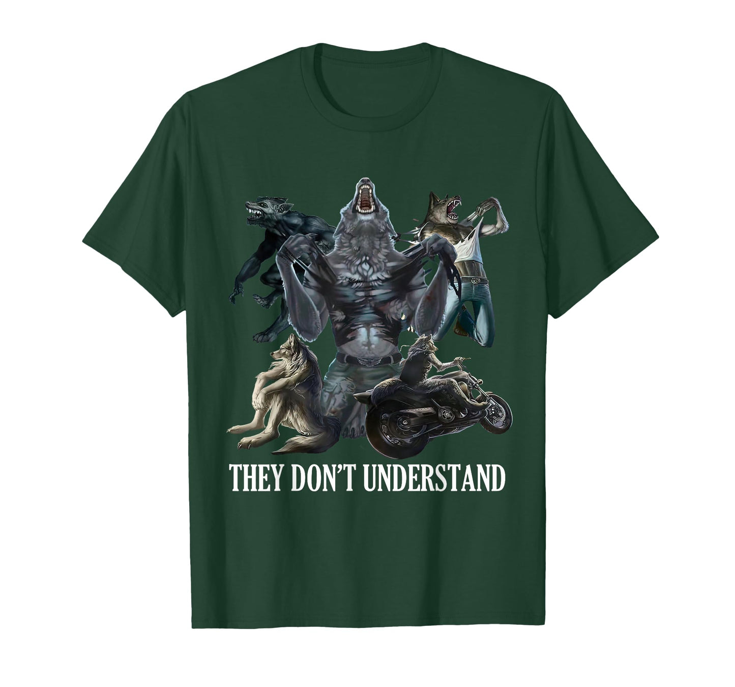 They Don’t Understand Alpha Wolf - Unhinged Sigma Wolf Meme T-Shirt