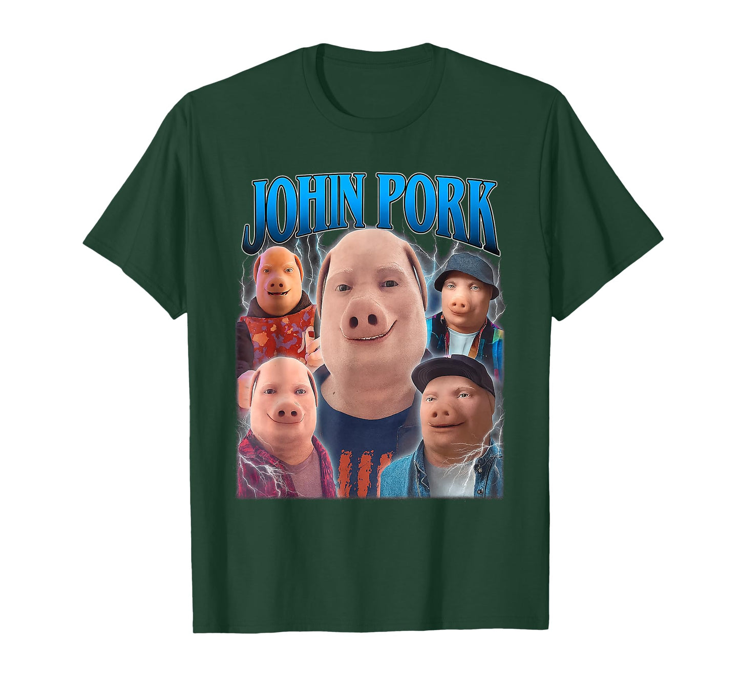 John Pork Meme Humor Men Women T-Shirt