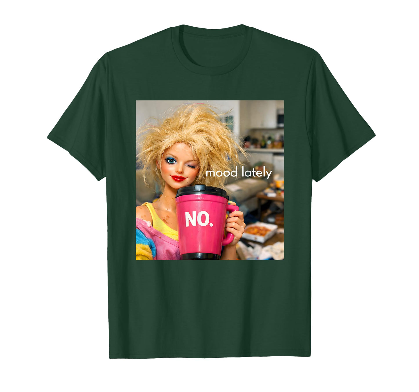 Retro Doll Face Meme Dolls Plastic Digusting Doll Face Meme T-Shirt