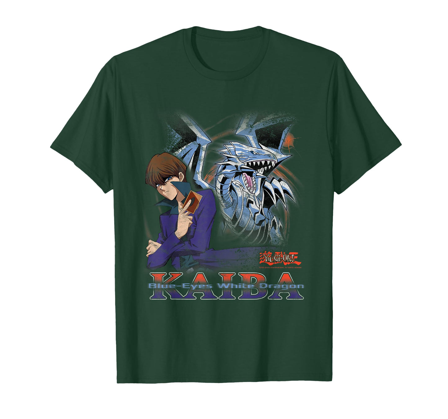 Yu-Gi-Oh! Duel Monsters Kaiba Blue-Eyes White Dragon Anime T-Shirt