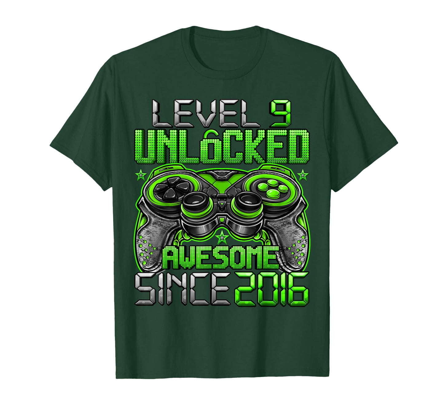 Level 9 Unlocked 9 Year Old Gifts For Boys 9th Birthday Boy T-Shirt