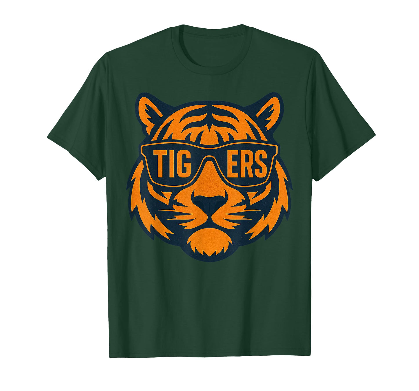 Retro Tigers Last Name Distressed Gifts For Men Women Kids T-Shirt