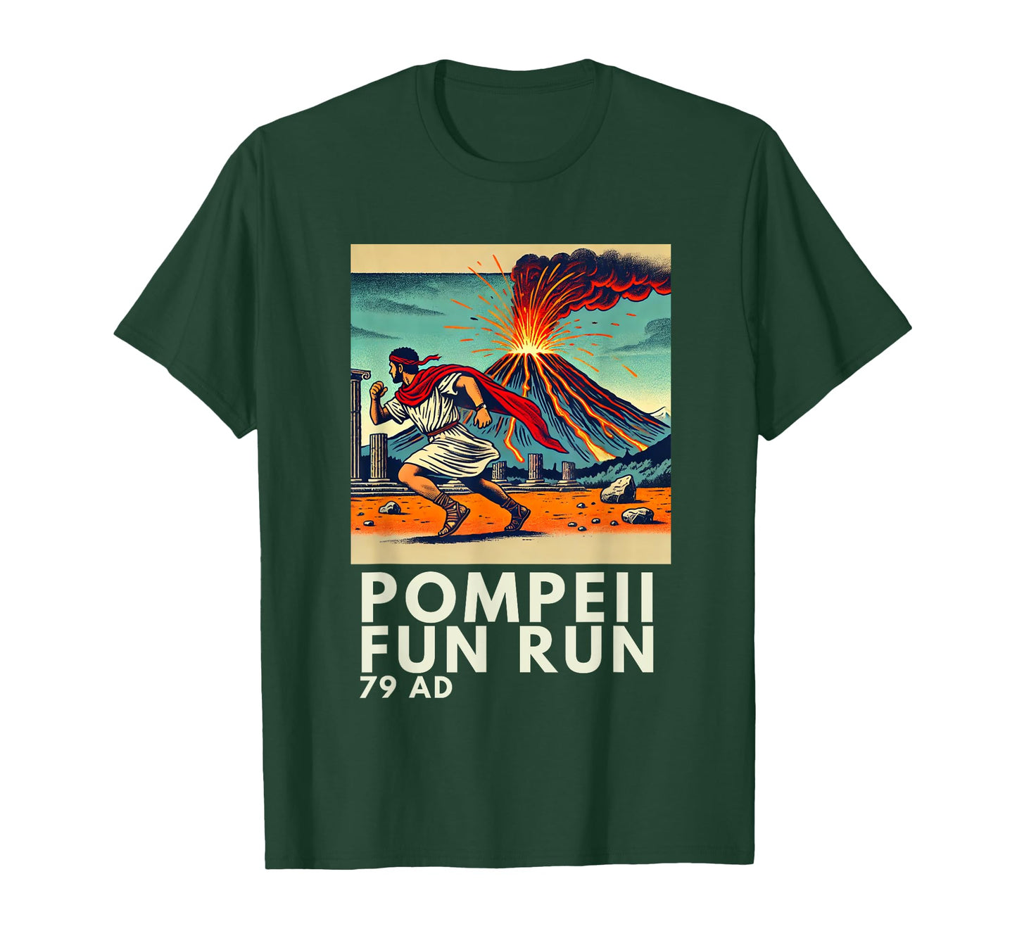 Funny Pompeii Fun Run - Geography Volcanology Volcanologist T-Shirt