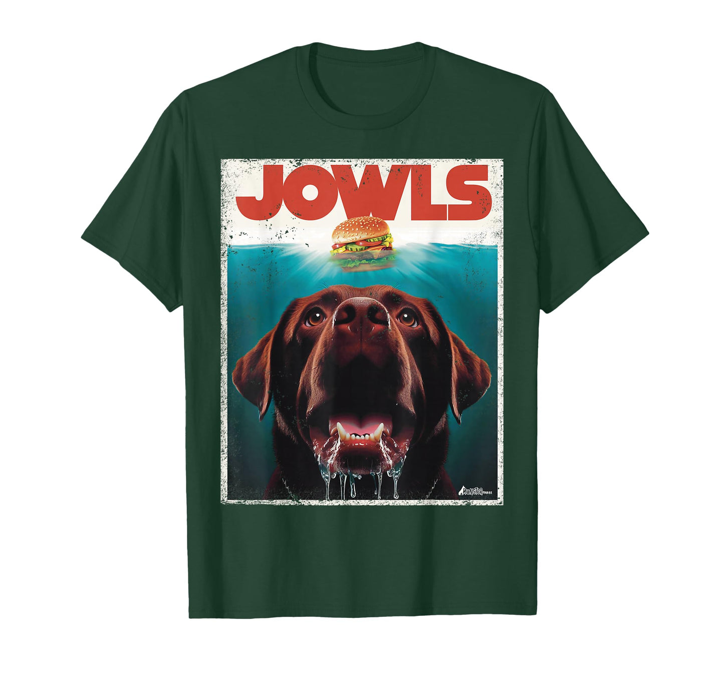 Funny Chocolate Lab Jowls, Labrador Retriever Dog Mom Dad T-Shirt