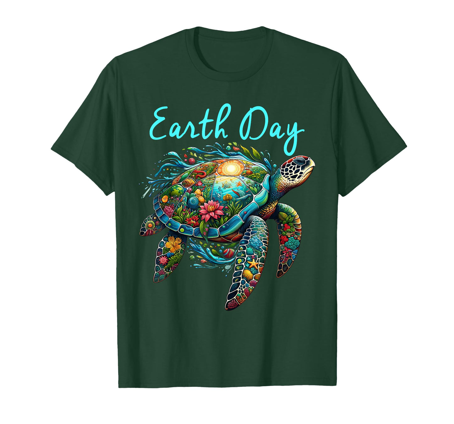 Sea Turtle Earth Day Save The Earth T-Shirt