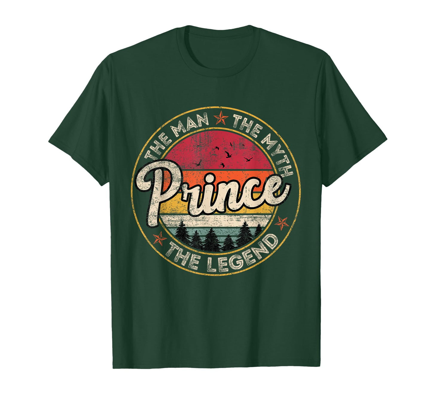 Prince The Man The Myth The Legend Personalized Name T-Shirt