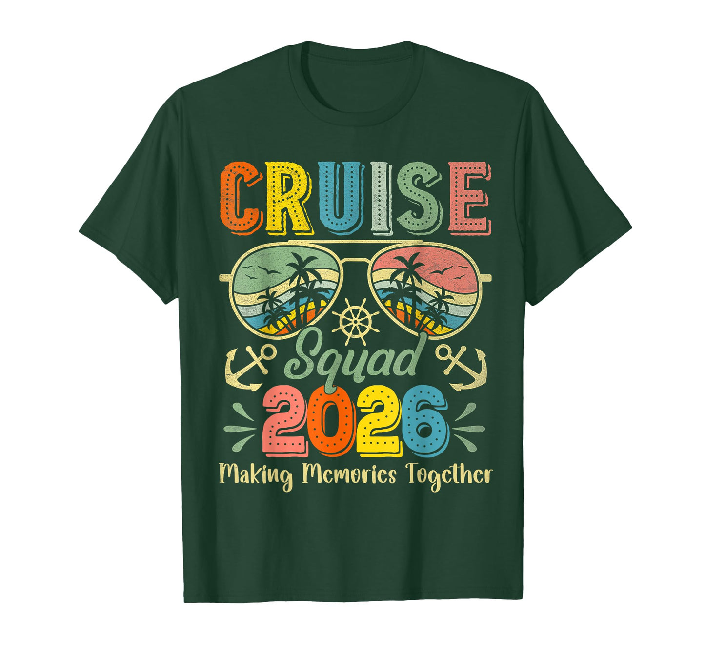 Cruise Squad 2026 Family Group Matching Summer Vacation T-Shirt